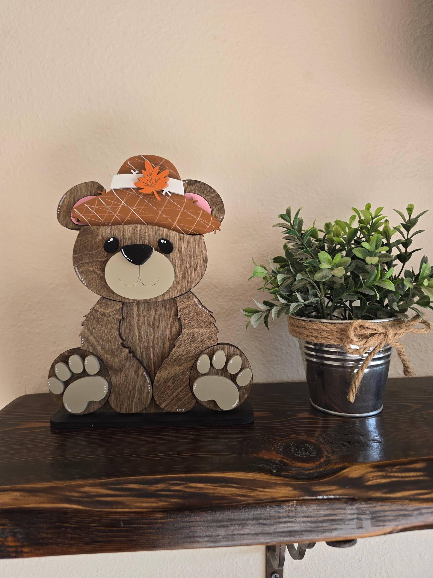 Bear with Interchangeable Hats