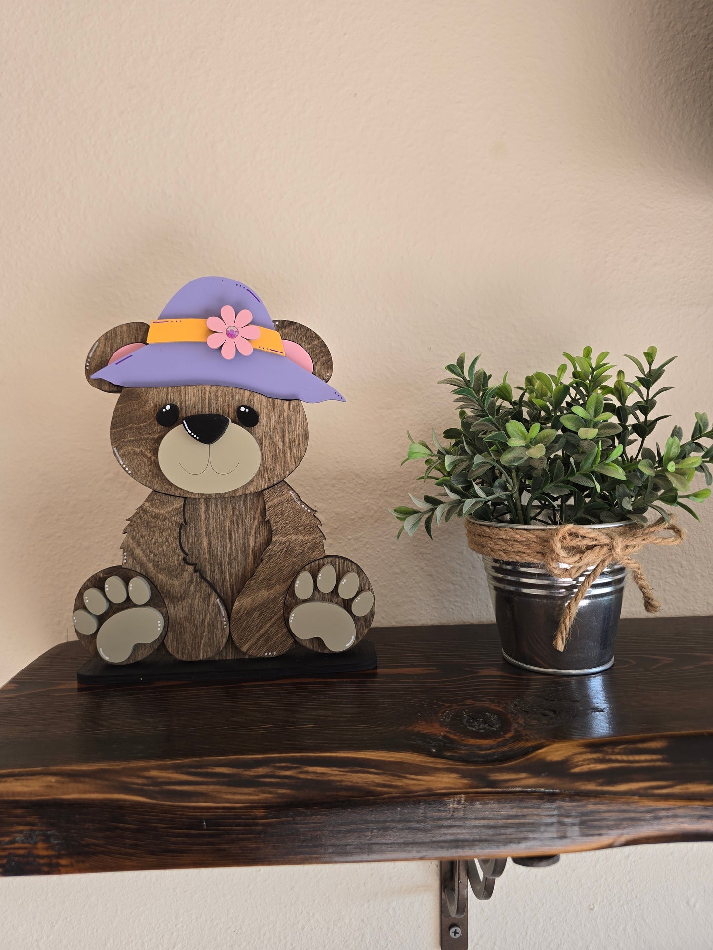 Bear with Interchangeable Hats