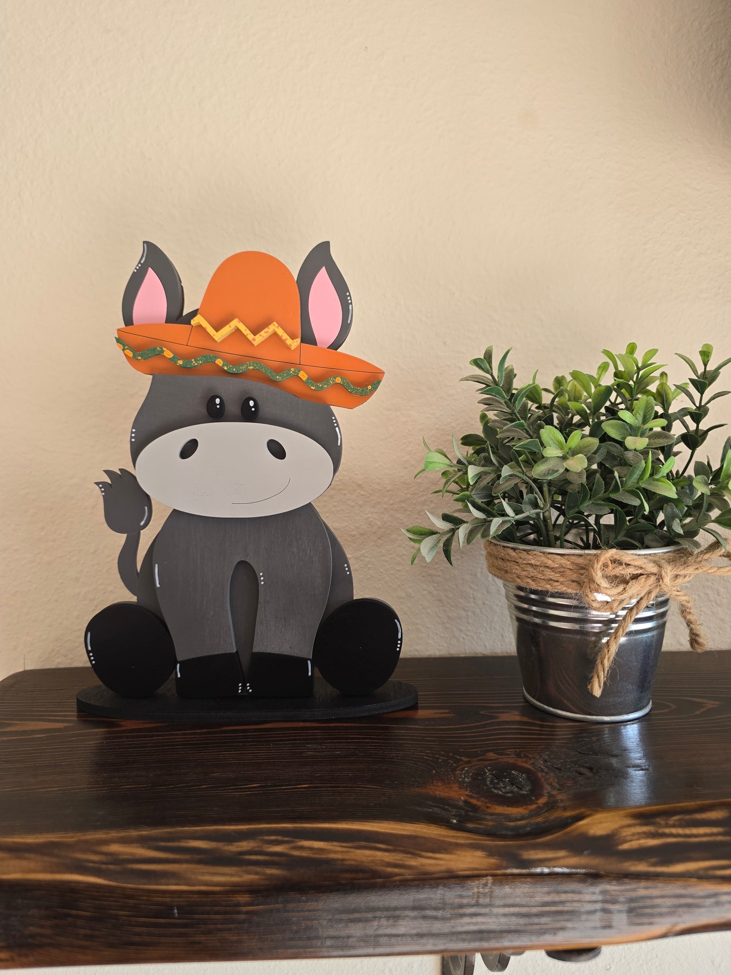 Donkey with Interchangeable Hats
