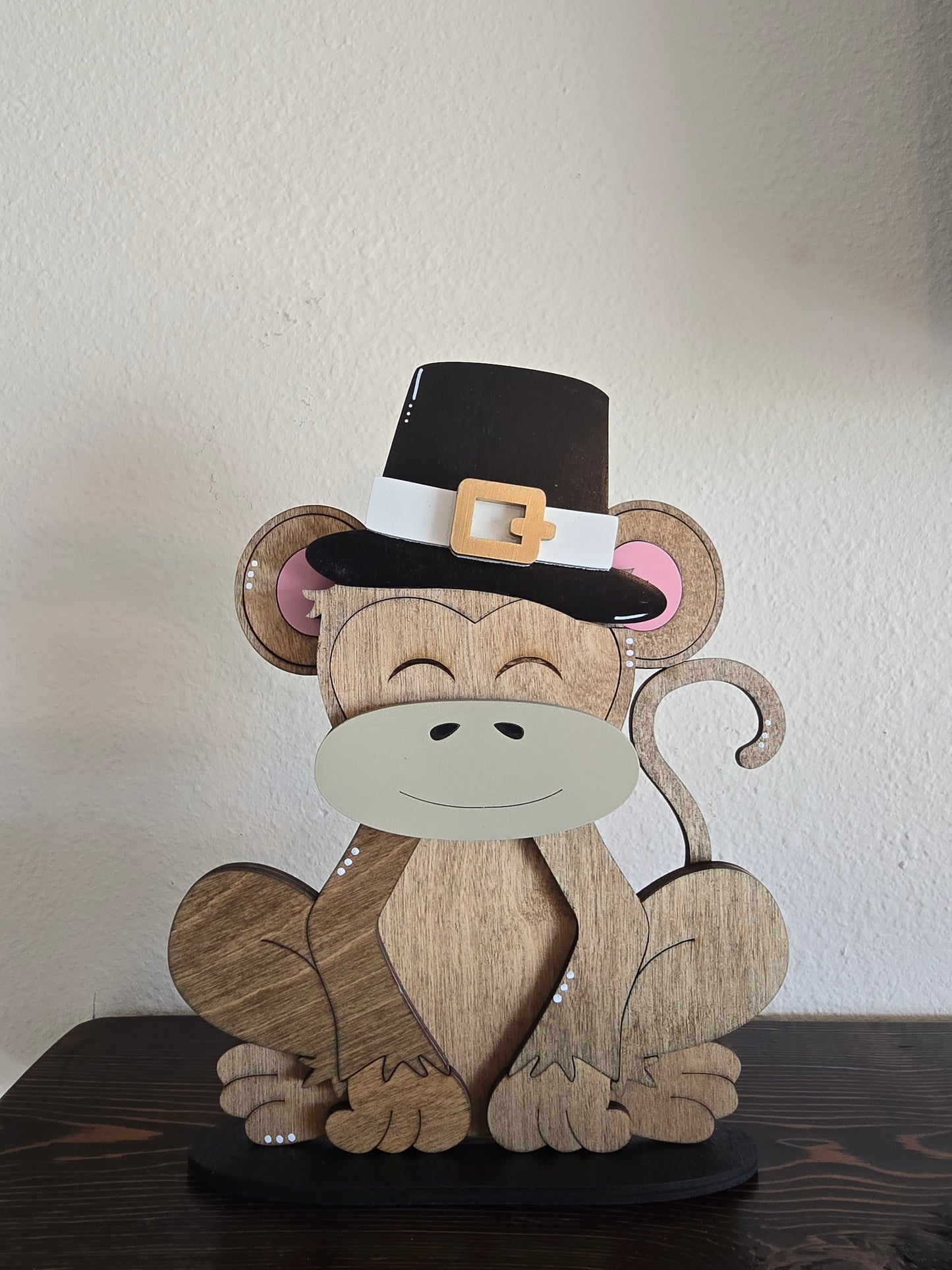 Monkey with Interchangeable Hats
