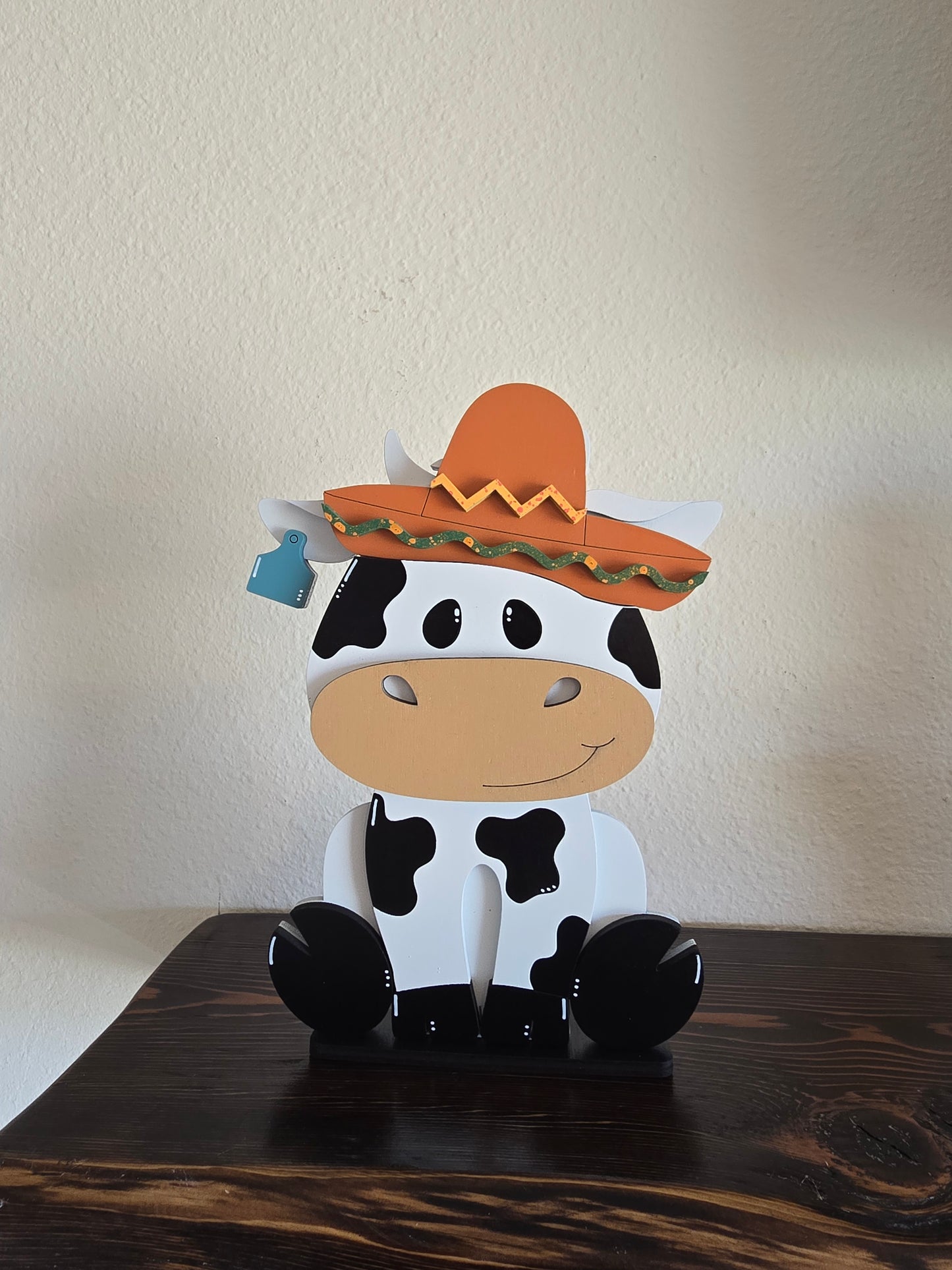 New Cow with Interchangeable Hats