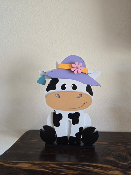 New Cow with Interchangeable Hats