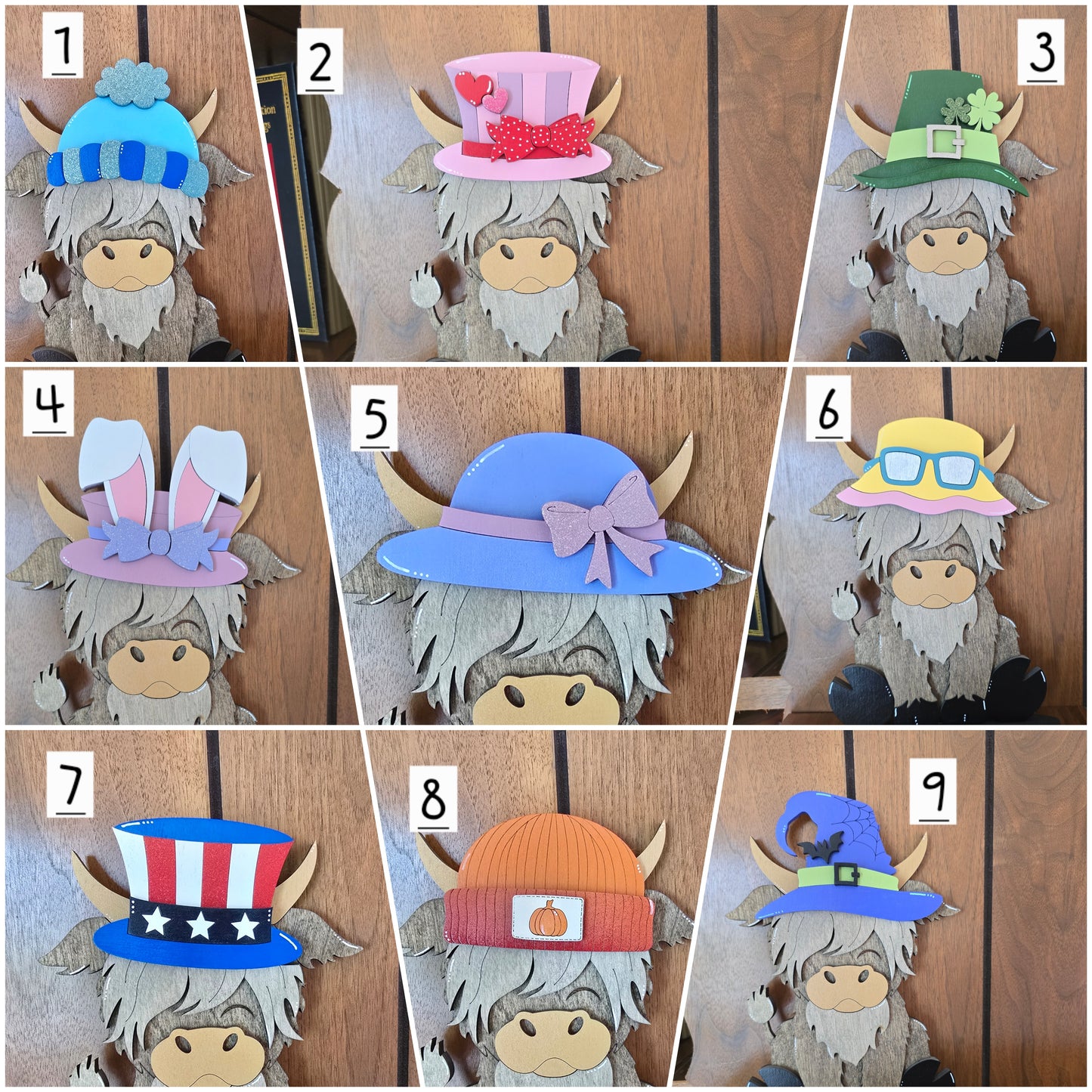 NEW Large Extra Interchangeable Hats