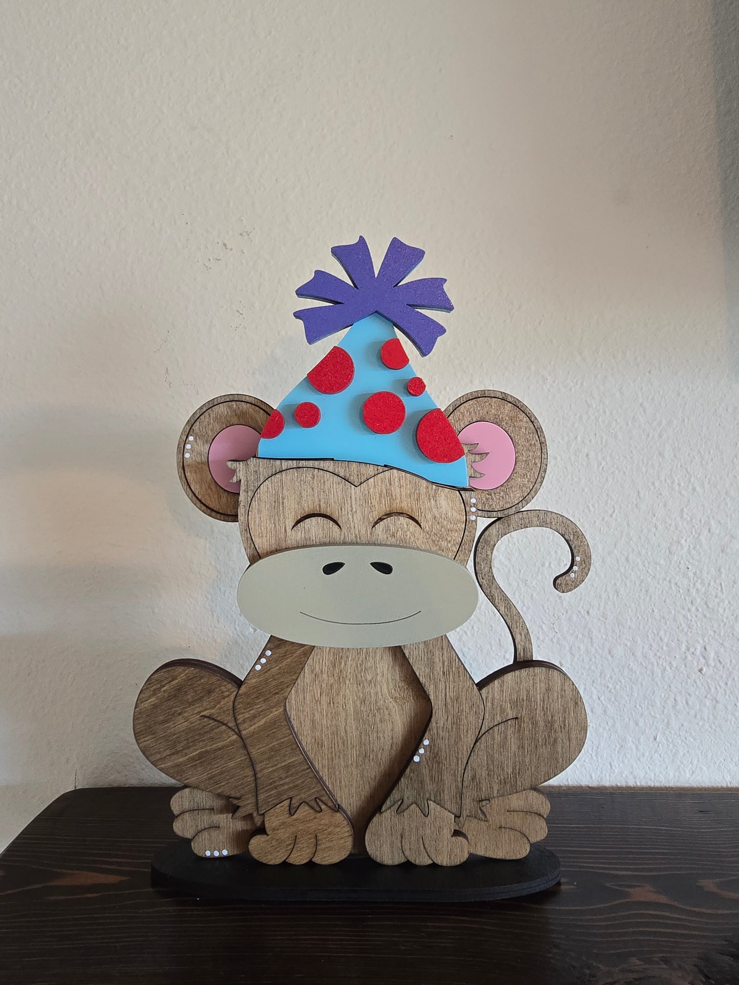 Monkey with Interchangeable Hats