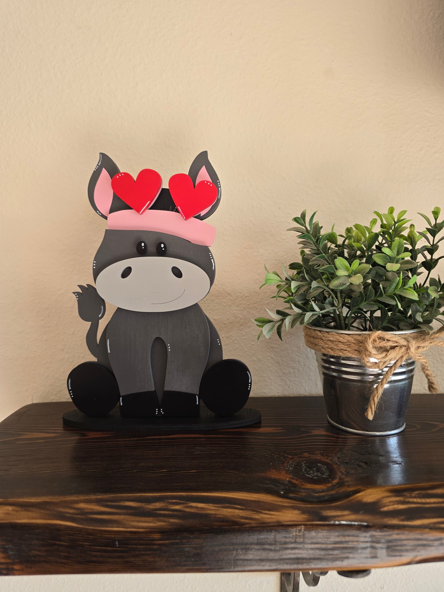 Donkey with Interchangeable Hats