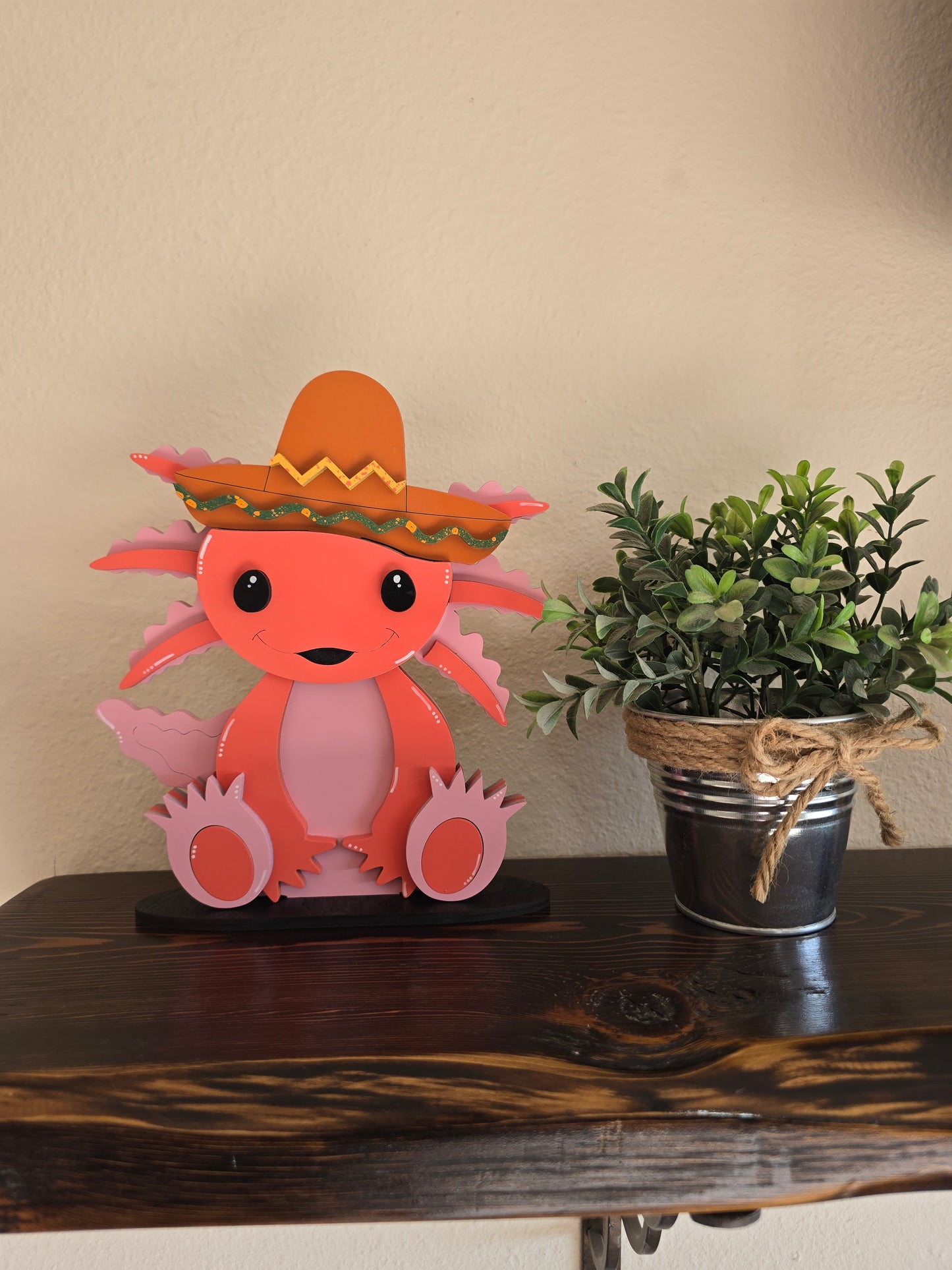 Axolotl with Interchangeable Hats